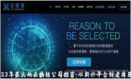 2023年最火的区块链公司推荐:从新兴平台到老牌巨头